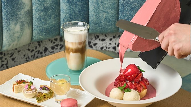 日本初上陸のWホテル、W大阪のパティスリーMIXup.